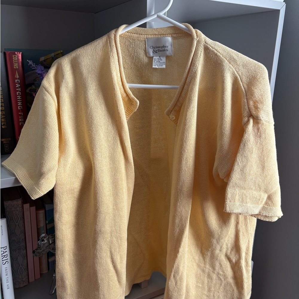 Butter Yellow Cardigan